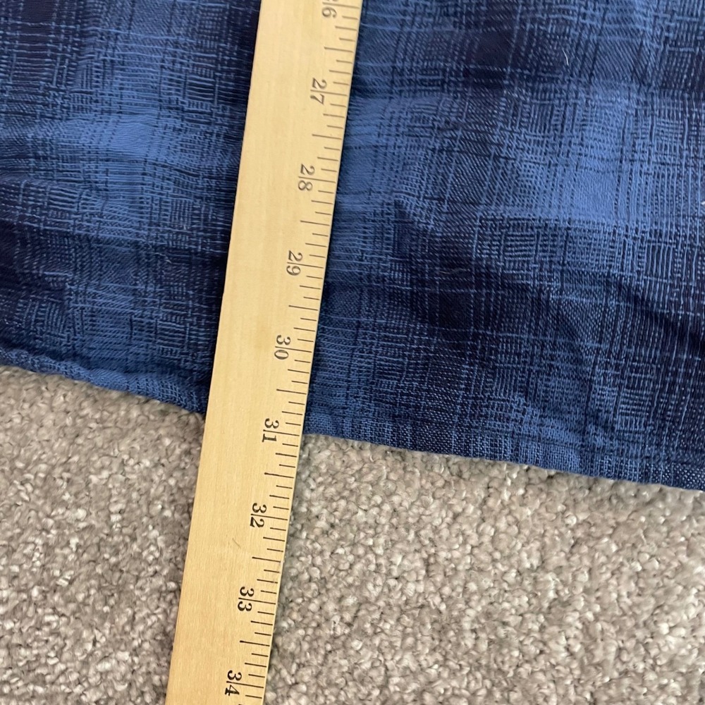 Pendleton Canyon Wool Shirt Mens XL Pearl Snap Flannel Western Ombre Plaid Blue - Picture 7 of 11